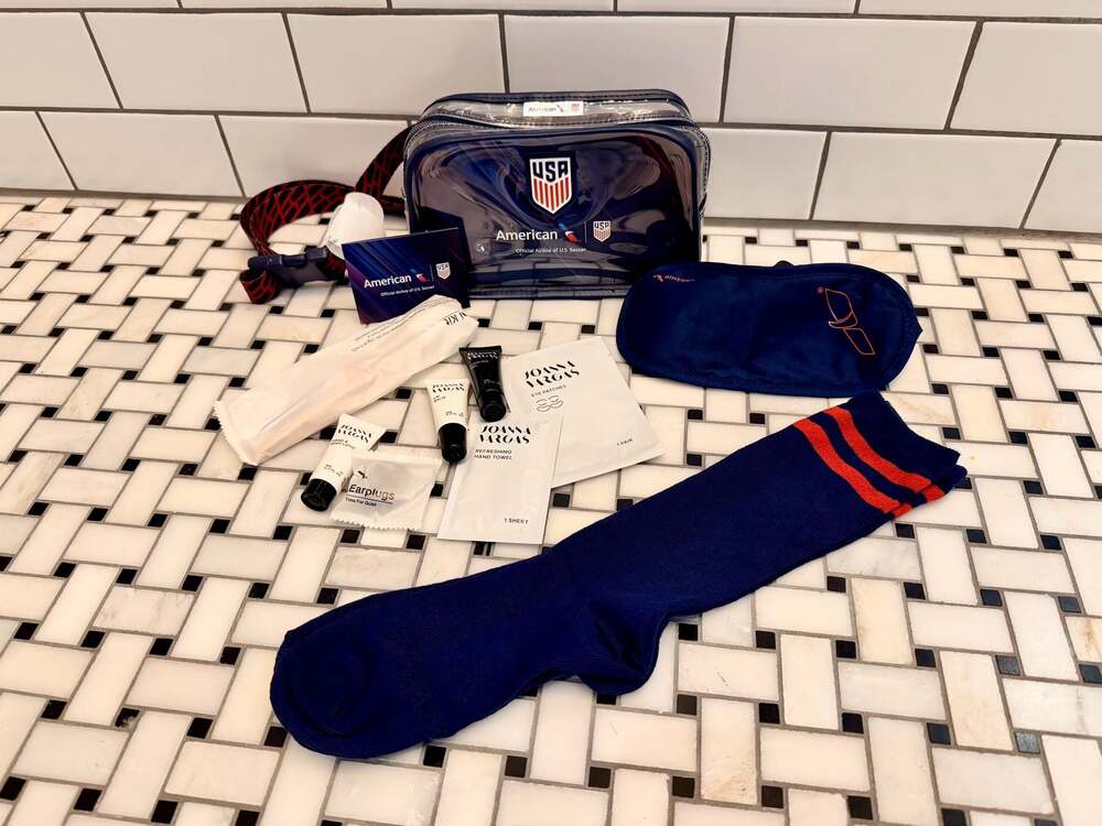 American Airlines U.S. Soccer Flagship In-Flight Amenity Kit